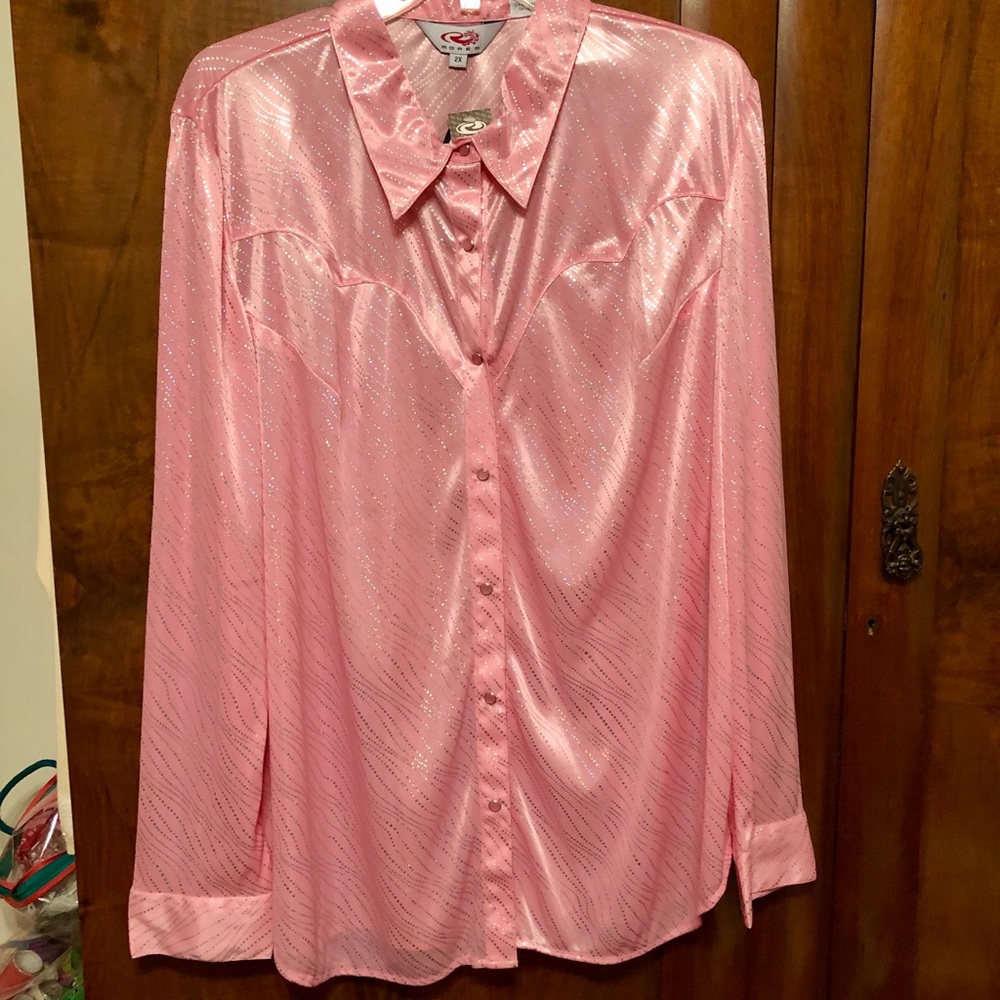 Pink long sleeve shirt